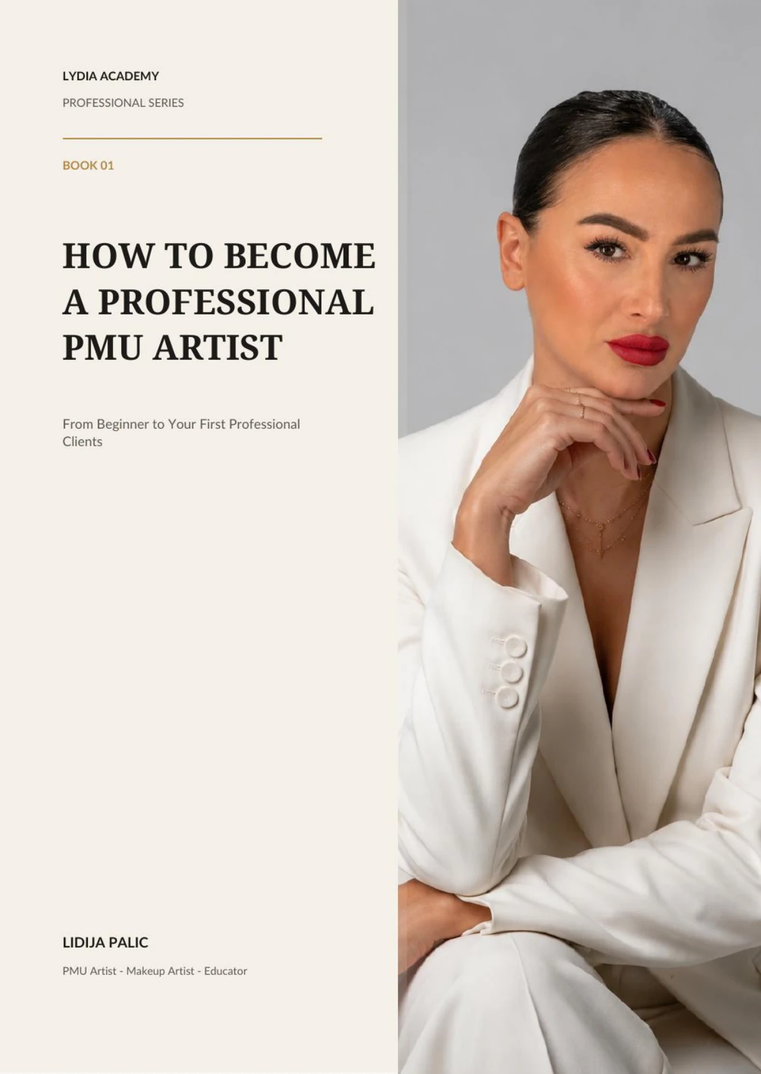 How to Become a Professional PMU Artist — Lydia Academy Book 01 cover
